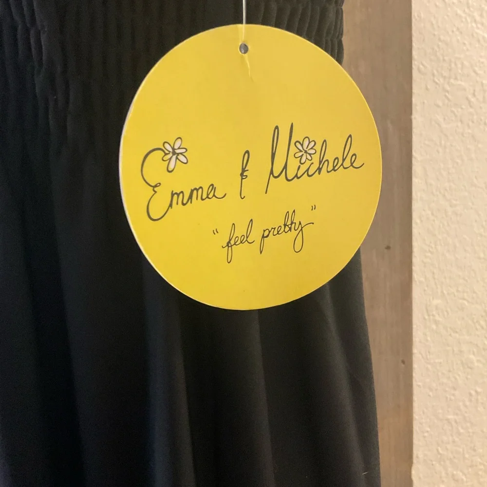 Emma & Michele Black and White Lace Dress - Picture 2 of 9